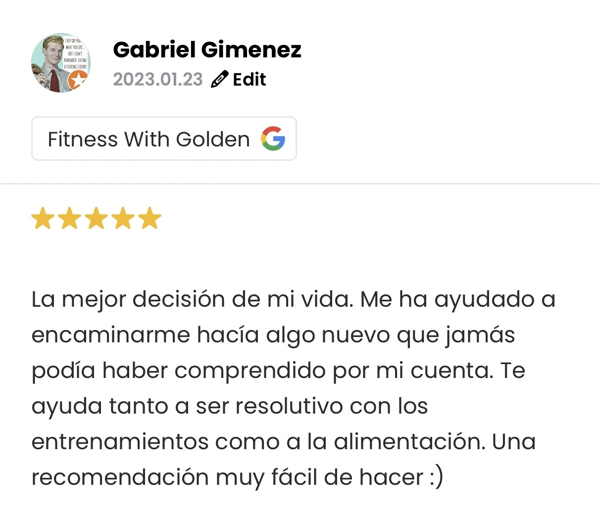Reseña de una alumna